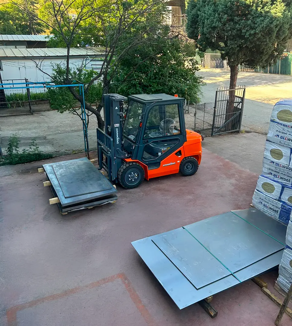 Forklift ile sac taşıma